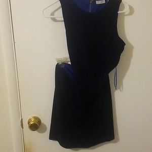 Tobi Blue Velvet Mini
